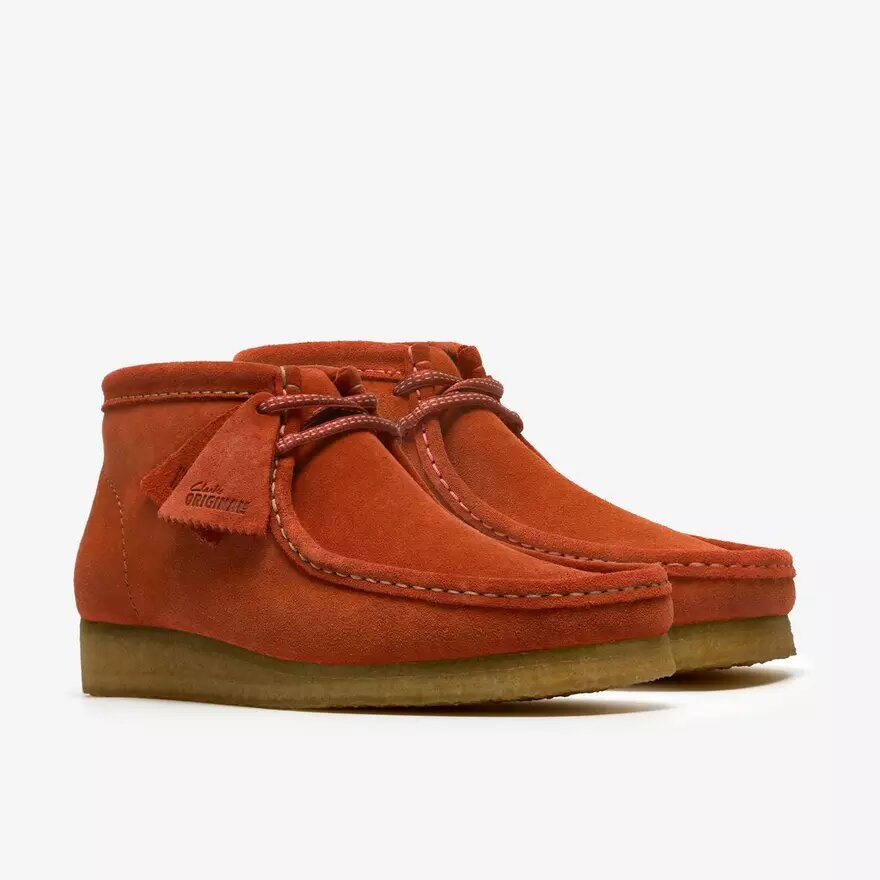 Wallabee-laarzen voor heren Oranje suède Wallabees Wallabee-laarzen voor heren Oranje suède Wallabees