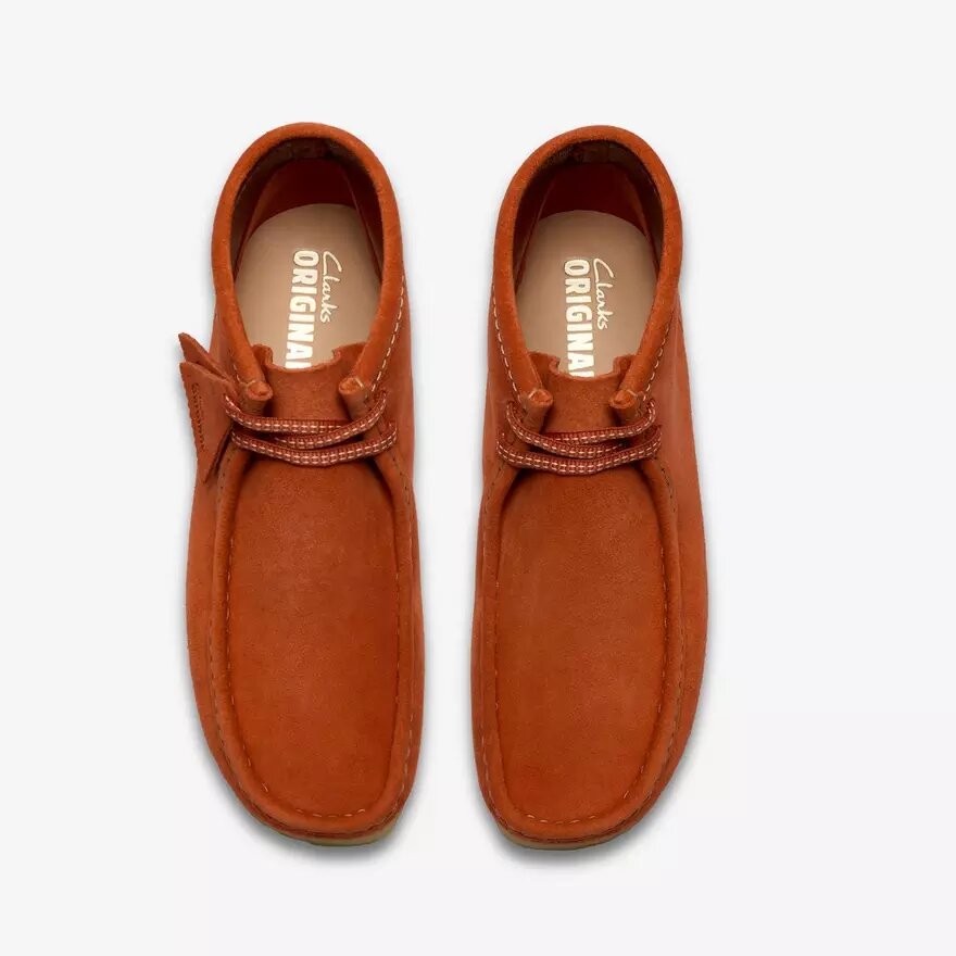 Wallabee-laarzen voor heren Oranje suède Wallabees Wallabee-laarzen voor heren Oranje suède Wallabees