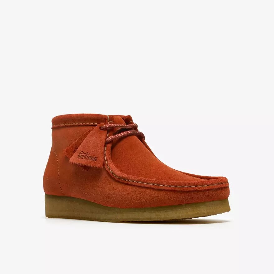 Wallabee-laarzen voor heren Oranje suède Wallabees Wallabee-laarzen voor heren Oranje suède Wallabees