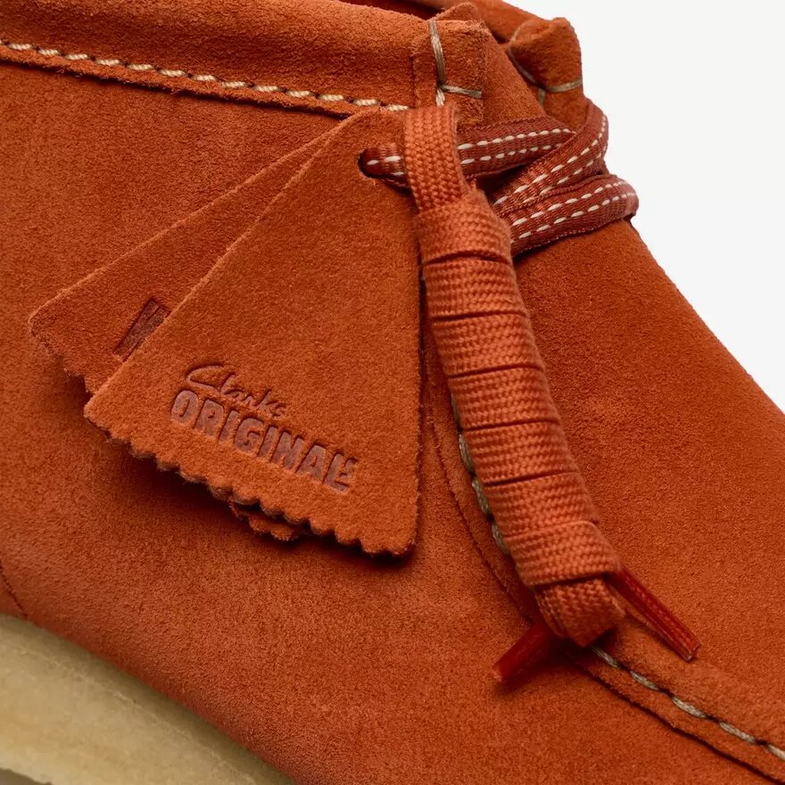 Wallabee-laarzen voor heren Oranje suède Wallabees Wallabee-laarzen voor heren Oranje suède Wallabees