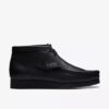 Wallabee™-laarzen voor heren, zwart leer
