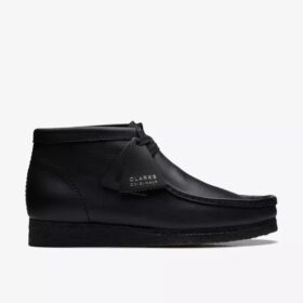 Wallabee™-laarzen voor heren, zwart leer