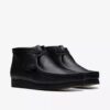Wallabee™-laarzen voor heren, zwart leer