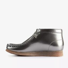 Wallabee-laarzen voor jongens – Big Kid zilveren lak-Wallabees