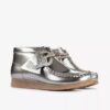 Wallabee-laarzen voor jongens – Big Kid zilveren lak-Wallabees Wallabee-laarzen voor jongens – Big Kid zilveren lak-Wallabees