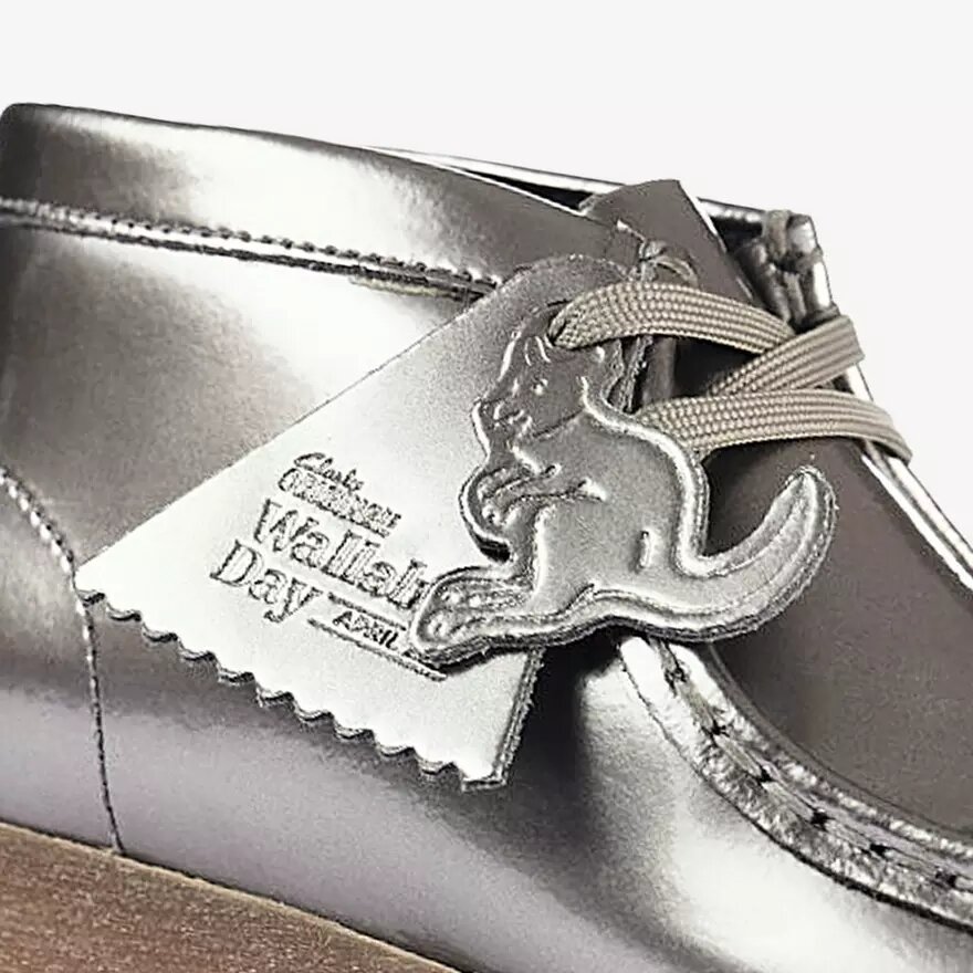 Wallabee-laarzen voor jongens – Big Kid zilveren lak-Wallabees Wallabee-laarzen voor jongens – Big Kid zilveren lak-Wallabees