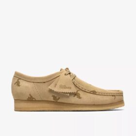 Wallabee Maple voor heren met gecombineerde print