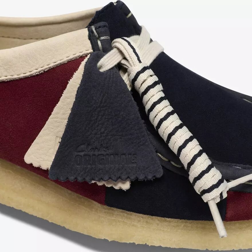 Wallabee Navy Stripe Wallabees voor dames Wallabee Navy Stripe Wallabees voor dames