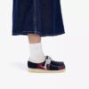 Wallabee Navy Stripe Wallabees voor dames Wallabee Navy Stripe Wallabees voor dames