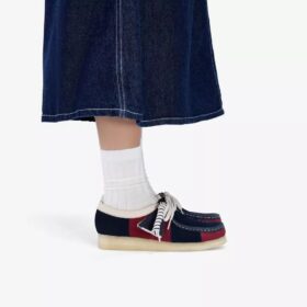 Wallabee Navy Stripe Wallabees voor dames