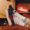Wallabee Navy Stripe Wallabees voor dames Wallabee Navy Stripe Wallabees voor dames