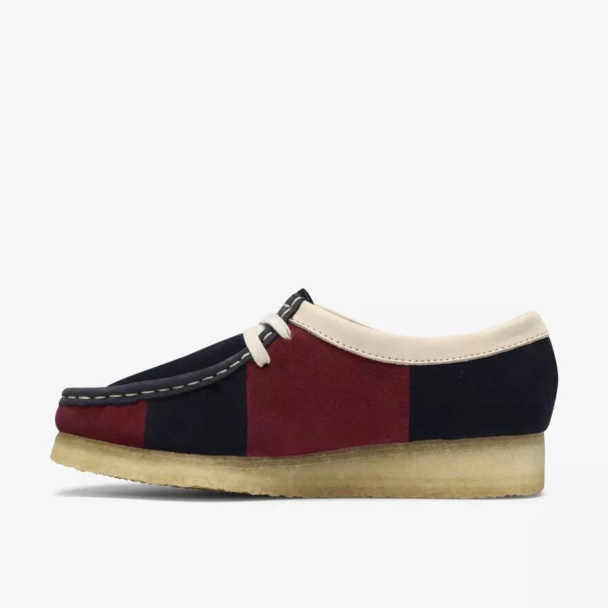 Wallabee Navy Stripe Wallabees voor dames Wallabee Navy Stripe Wallabees voor dames
