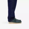 Wallabee Rb voor heren: donkergroene leren Wallabees
