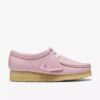 Wallabee-schoenen voor dames in babyroze leer Wallabee-schoenen voor dames in babyroze leer