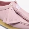 Wallabee-schoenen voor dames in babyroze leer Wallabee-schoenen voor dames in babyroze leer