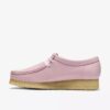 Wallabee-schoenen voor dames in babyroze leer Wallabee-schoenen voor dames in babyroze leer