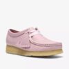 Wallabee-schoenen voor dames in babyroze leer Wallabee-schoenen voor dames in babyroze leer