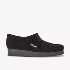 Wallabee™-schoenen voor dames van zwart suède
