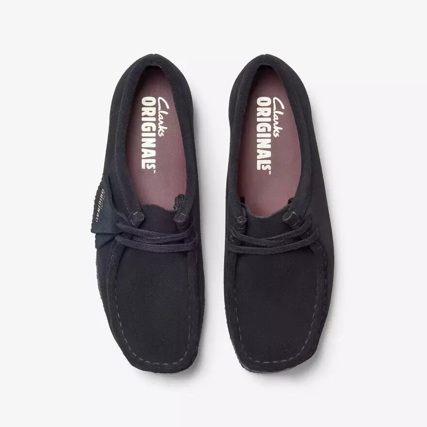 Wallabee™-schoenen voor dames van zwart suède Wallabee™-schoenen voor dames van zwart suède