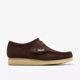 Wallabee™-schoenen voor heren van donkerbruin suède