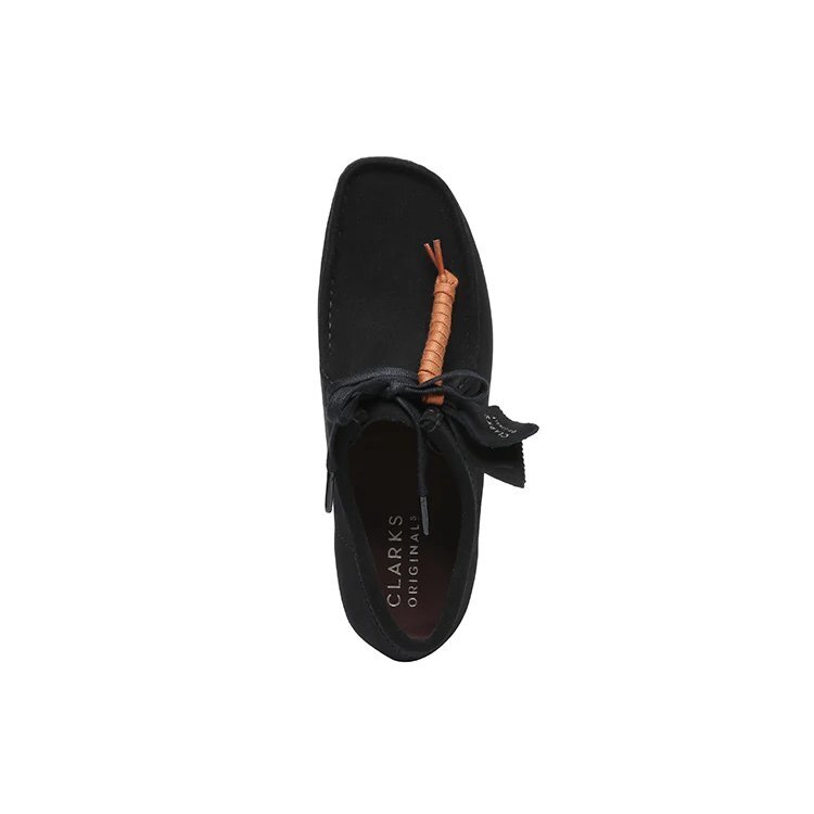 Wallabee™-schoenen voor heren van zwart suède Wallabee™-schoenen voor heren van zwart suède