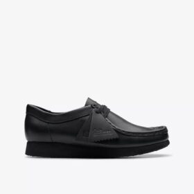 Wallabee™-schoenen voor oudere kinderen, zwart leer