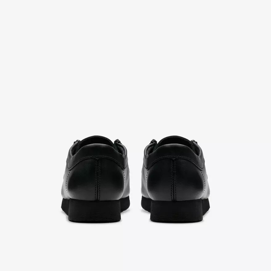 Wallabee™-schoenen voor oudere kinderen, zwart leer Wallabee™-schoenen voor oudere kinderen, zwart leer