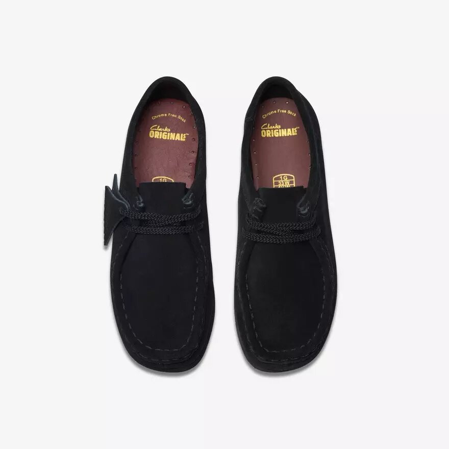 Wallabee-schoenen voor oudere kinderen, zwart suède Wallabee-schoenen voor oudere kinderen, zwart suède