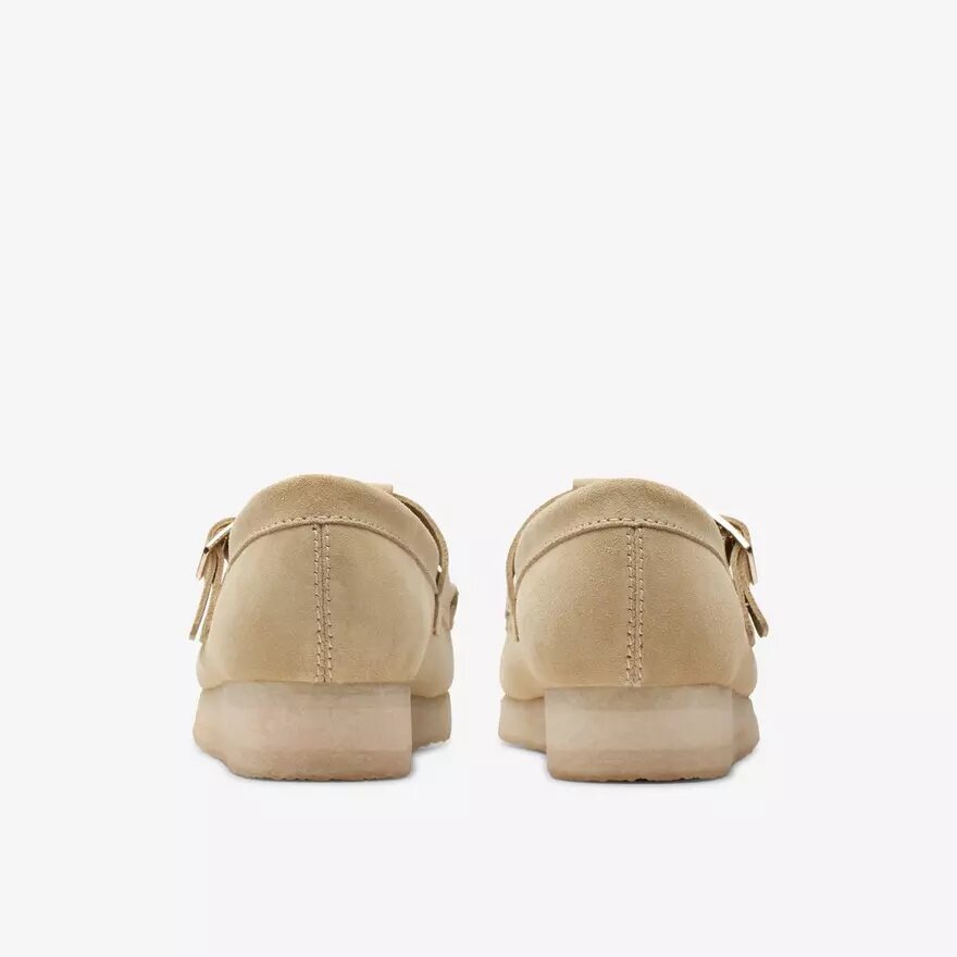 Wallabee T-Bar Maple suède Mocassins voor dames Wallabee T-Bar Maple suède Mocassins voor dames