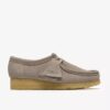 Wallabee voor dames in lichtgrijs suède Wallabee voor dames in lichtgrijs suède