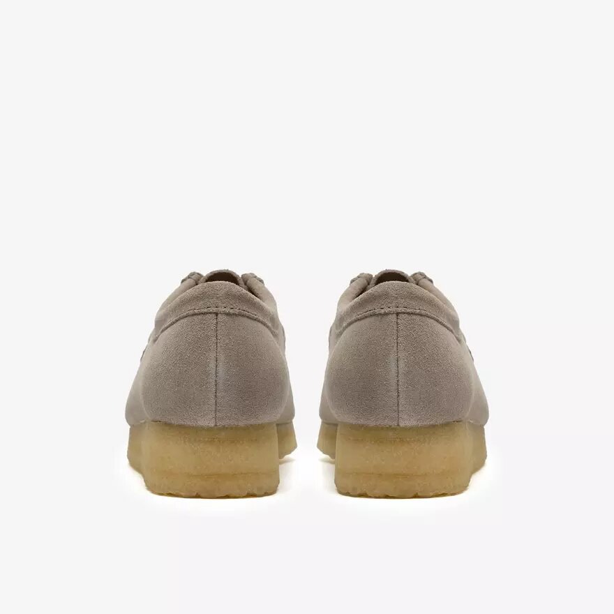 Wallabee voor dames in lichtgrijs suède Wallabee voor dames in lichtgrijs suède