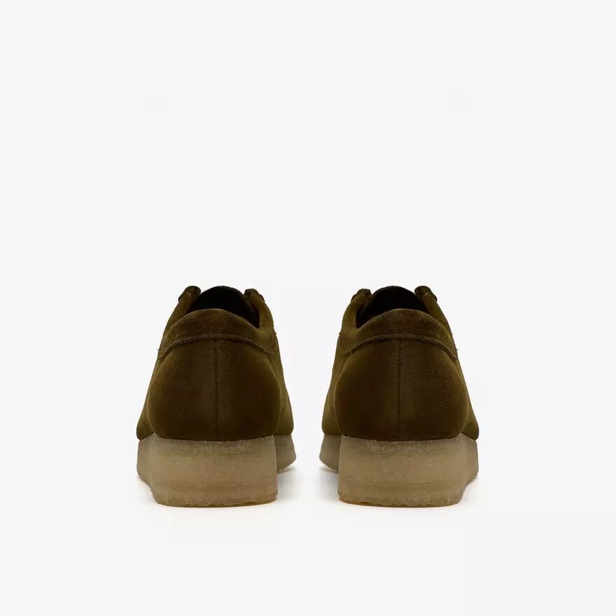 Wallabee voor dames in olijfgroen suède Wallabees Wallabee voor dames in olijfgroen suède Wallabees
