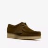 Wallabee voor dames in olijfgroen suède Wallabees Wallabee voor dames in olijfgroen suède Wallabees