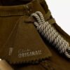 Wallabee voor dames in olijfgroen suède Wallabees Wallabee voor dames in olijfgroen suède Wallabees