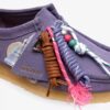 Wallabee voor dames: paarse Wallabees met opvallende details Wallabee voor dames: paarse Wallabees met opvallende details