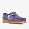 Wallabee voor dames: paarse Wallabees met opvallende details Wallabee voor dames: paarse Wallabees met opvallende details