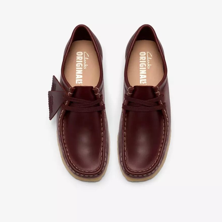 Wallabee voor dames van British Tan-leer Wallabee voor dames van British Tan-leer