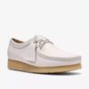 Wallabee voor dames, wit generfd leer Wallabee voor dames, wit generfd leer
