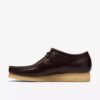 Wallabee voor heren, donkerbruin leer