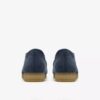 Wallabee voor heren in denimblauw suède