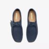 Wallabee voor heren in denimblauw suède