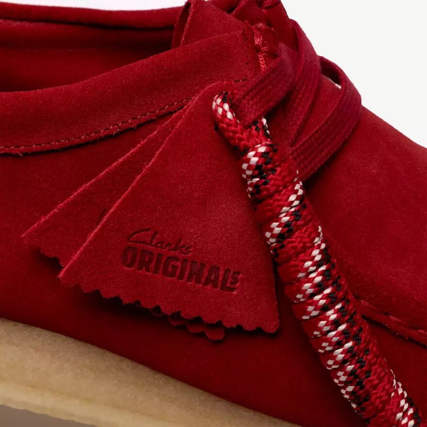 Wallabee voor heren in dieprood suède Wallabee voor heren in dieprood suède