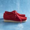 Wallabee voor heren in dieprood suède Wallabee voor heren in dieprood suède