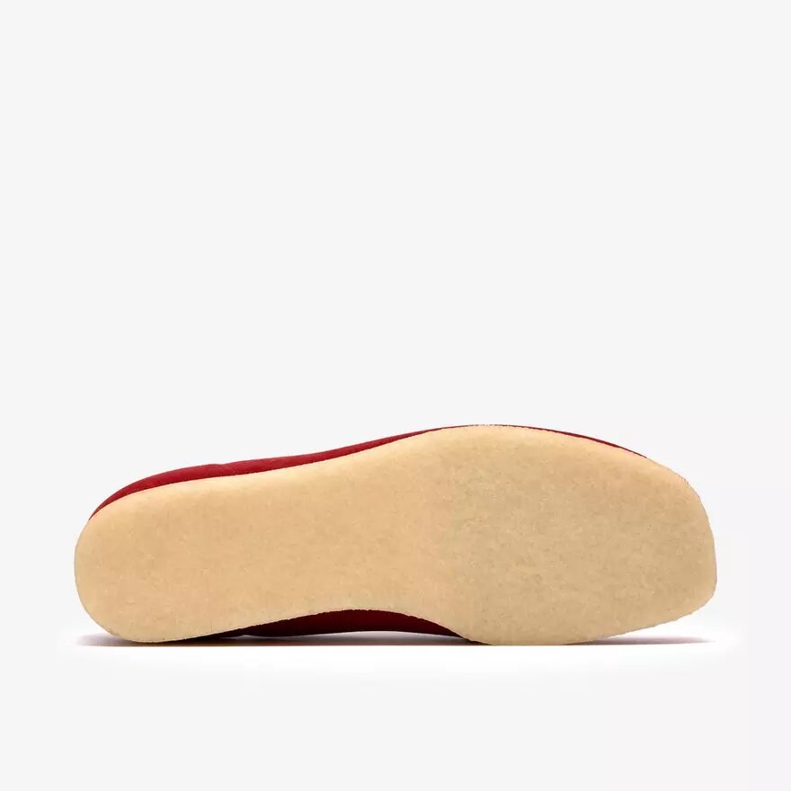 Wallabee voor heren in dieprood suède Wallabee voor heren in dieprood suède