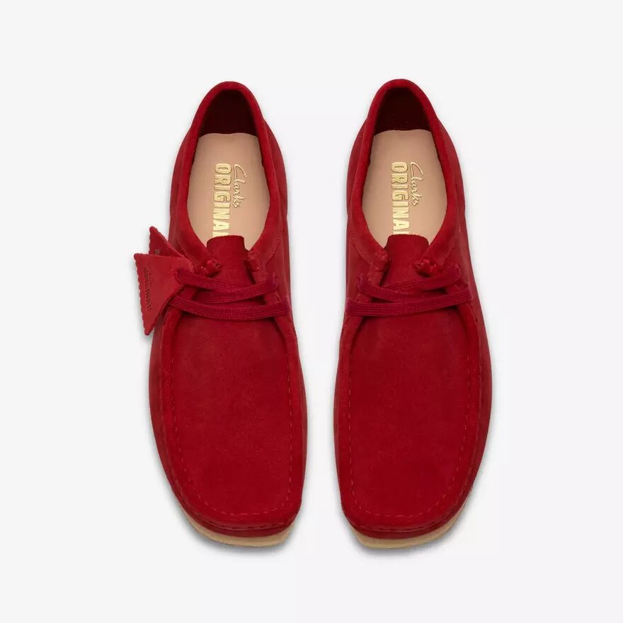 Wallabee voor heren in dieprood suède Wallabee voor heren in dieprood suède