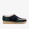Wallabee voor heren met blauw/groene streep Wallabee voor heren met blauw/groene streep