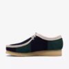Wallabee voor heren met blauw/groene streep Wallabee voor heren met blauw/groene streep
