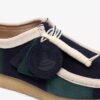 Wallabee voor heren met blauw/groene streep Wallabee voor heren met blauw/groene streep