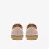 Wallabee voor heren, wit, combinatie van leer