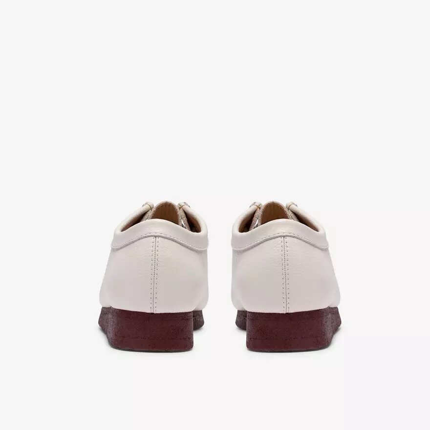 Wallabee voor heren, wit leer Wallabee voor heren, wit leer